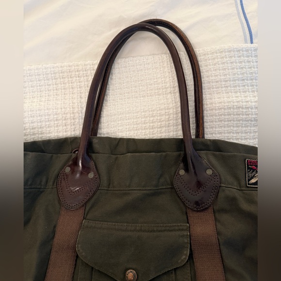 Polo Ralph Lauren canvas and leather tote - Picture 4 of 6